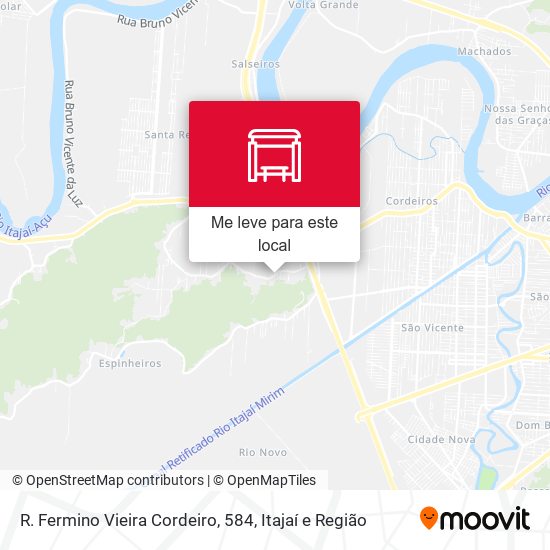 R. Fermino Vieira Cordeiro, 584 mapa