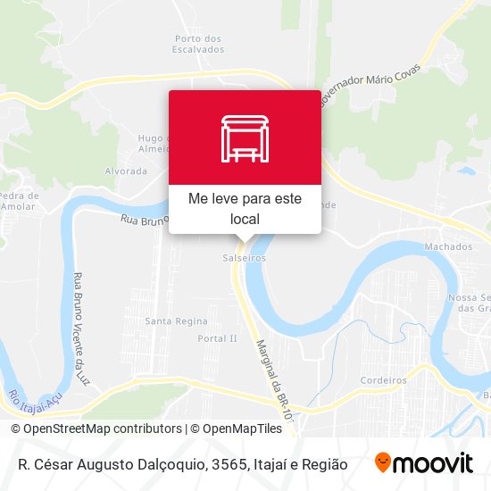 R. César Augusto Dalçoquio, 3565 mapa