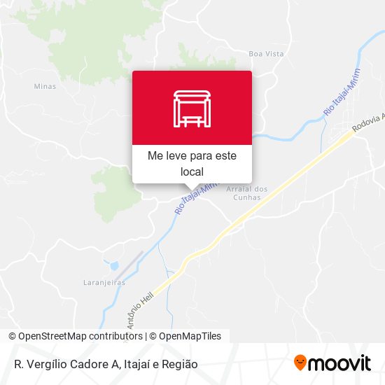 R. Vergílio Cadore A mapa