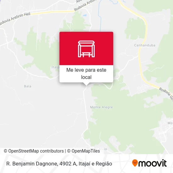 R. Benjamin Dagnone, 4902 A mapa