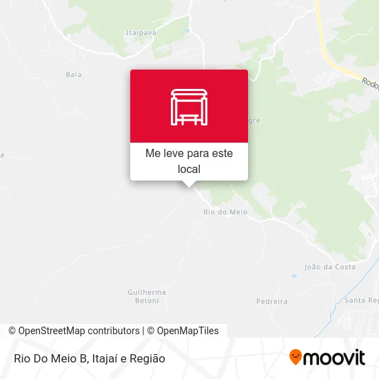 Rio Do Meio B mapa
