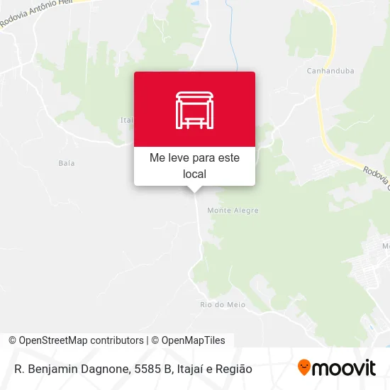 R. Benjamin Dagnone, 5585 B mapa