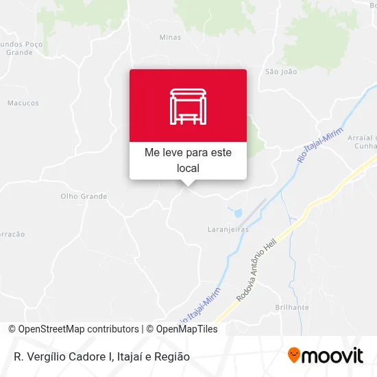 R. Vergílio Cadore I mapa