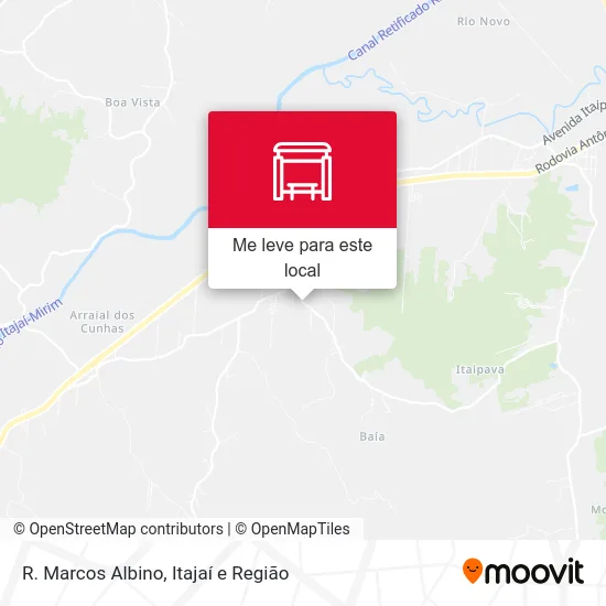 R. Marcos Albino mapa
