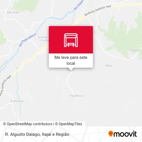 R. Algusto Dalago mapa