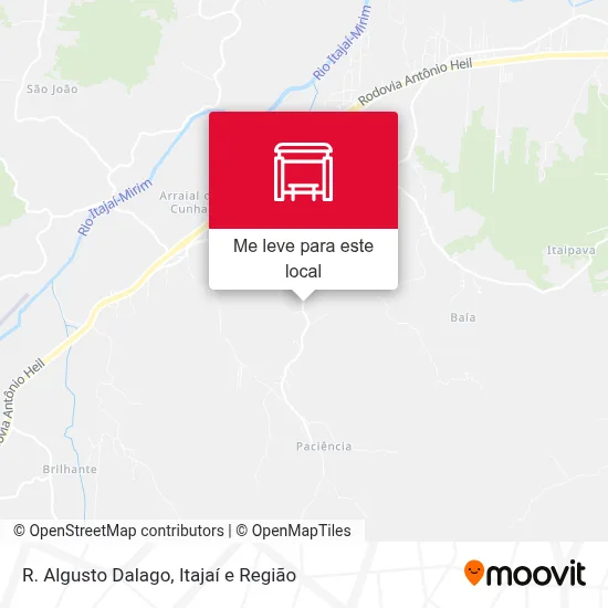 R. Algusto Dalago mapa