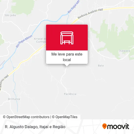 R. Algusto Dalago mapa