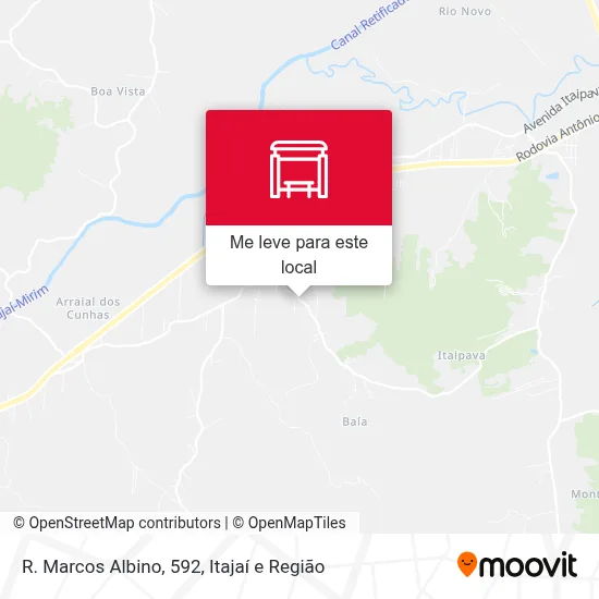 R. Marcos Albino, 592 mapa