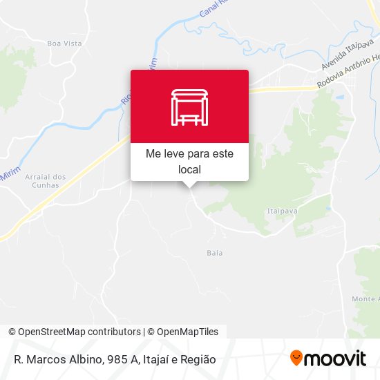 R. Marcos Albino, 985 A mapa
