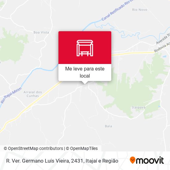R. Ver. Germano Luís Vieira, 2431 mapa