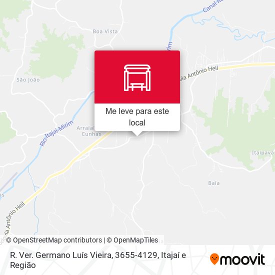 R. Ver. Germano Luís Vieira, 3655-4129 mapa