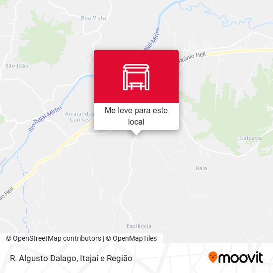 R. Algusto Dalago mapa