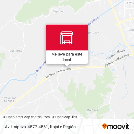 Av. Itaipava, 4577-4581 mapa