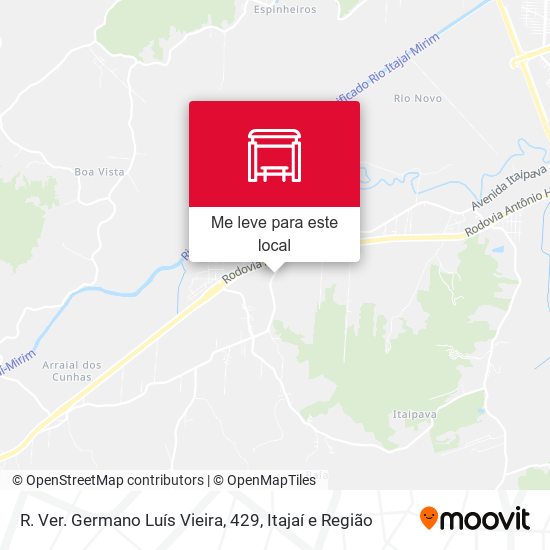 R. Ver. Germano Luís Vieira, 429 mapa