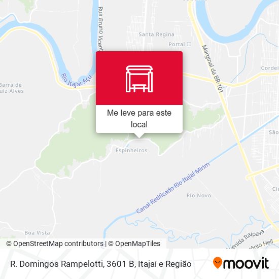 R. Domingos Rampelotti, 3601 B mapa