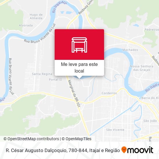 R. César Augusto Dalçoquio, 780-844 mapa