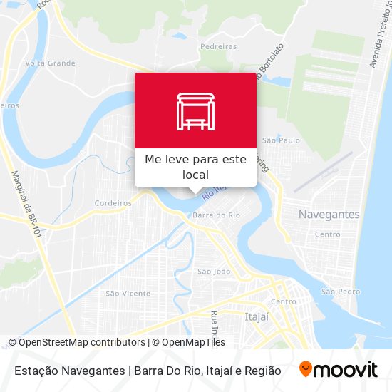 Estação Navegantes | Barra Do Rio mapa