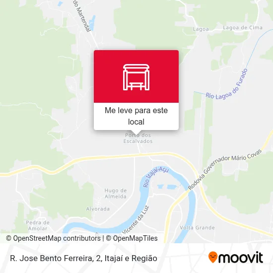 R. Jose Bento Ferreira, 2 mapa