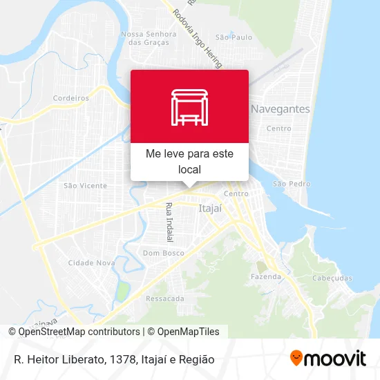 R. Heitor Liberato, 1378 mapa