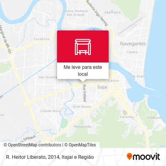 R. Heitor Liberato, 2014 mapa