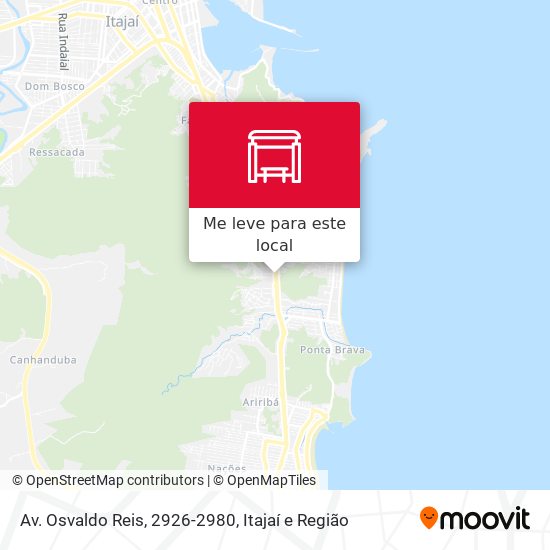 Av. Osvaldo Reis, 2926-2980 mapa