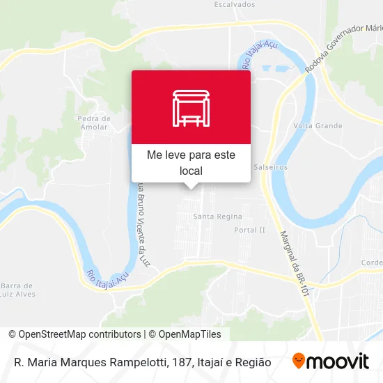 R. Maria Marques Rampelotti, 187 mapa
