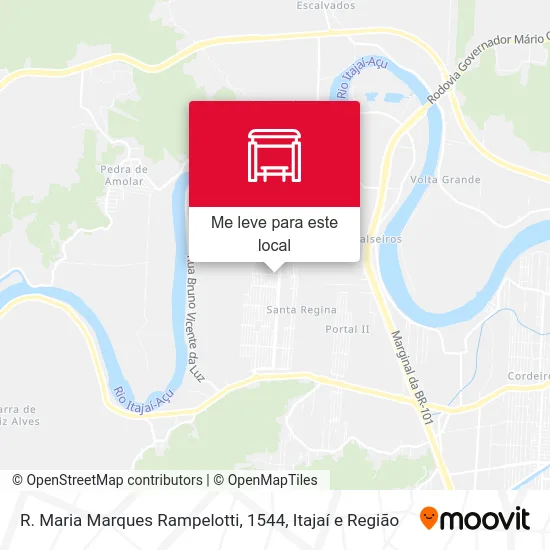 R. Maria Marques Rampelotti, 1544 mapa