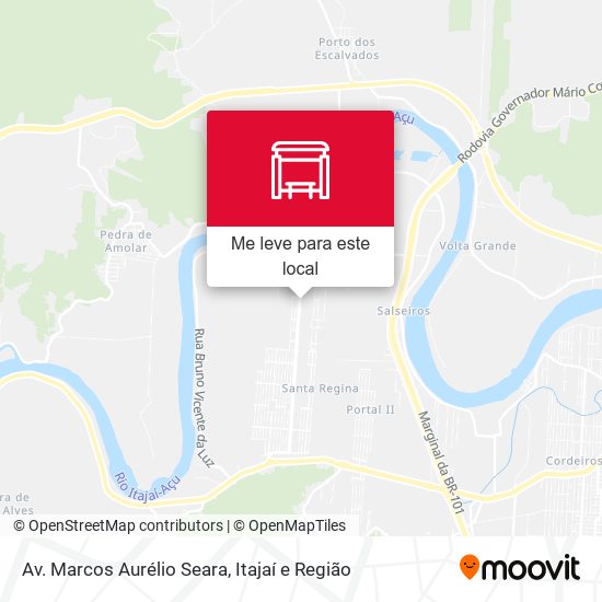 Av. Marcos Aurélio Seara mapa