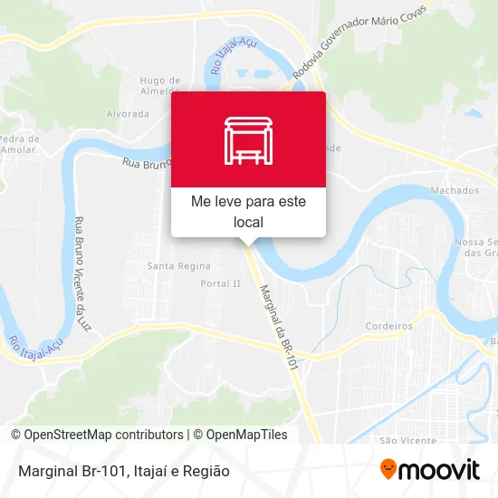 Marginal Br-101 mapa