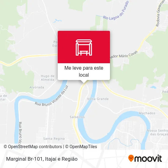 Marginal Br-101 mapa