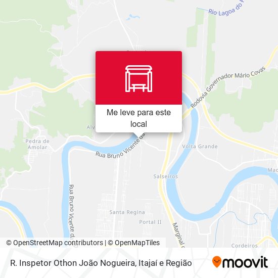 R. Inspetor Othon João Nogueira mapa