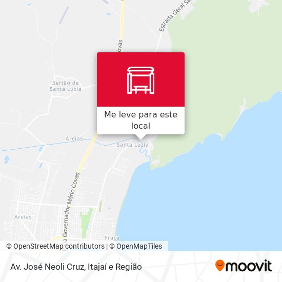 Av. José Neoli Cruz mapa