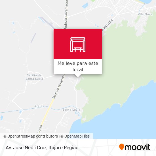 Av. José Neoli Cruz mapa