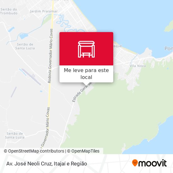 Av. José Neoli Cruz mapa