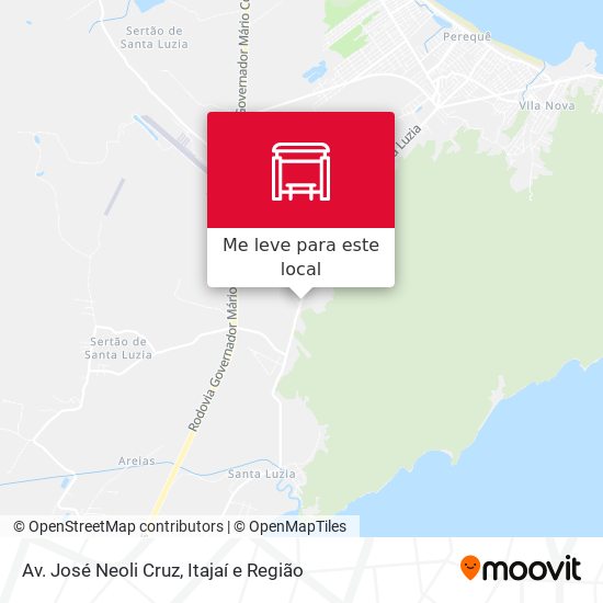 Av. José Neoli Cruz mapa