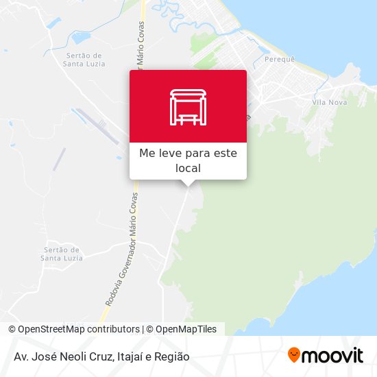 Av. José Neoli Cruz mapa
