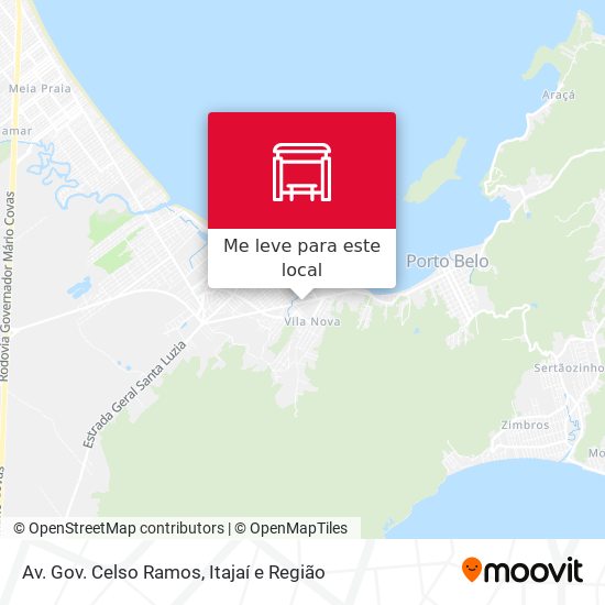 Av. Gov. Celso Ramos mapa