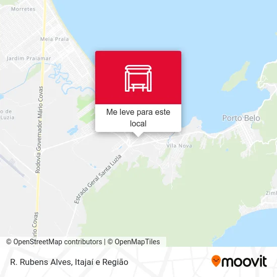 R. Rubens Alves mapa
