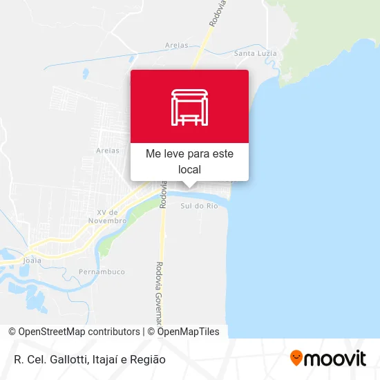 R. Cel. Gallotti mapa