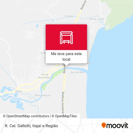 R. Cel. Gallotti mapa