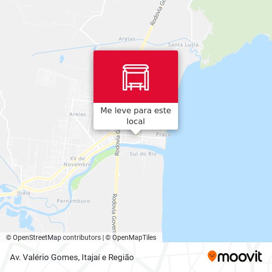 Av. Valério Gomes mapa