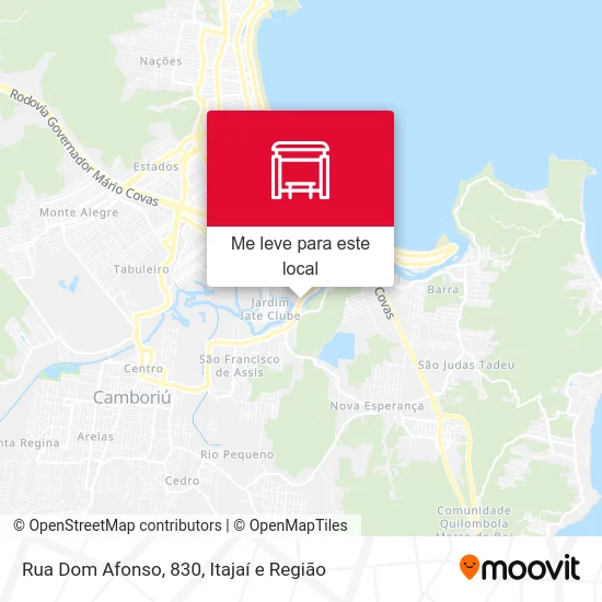 Rua Dom Afonso, 830 mapa