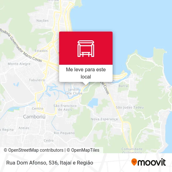 Rua Dom Afonso, 536 mapa