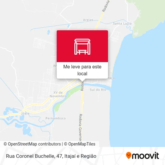 Rua Coronel Buchelle, 47 mapa