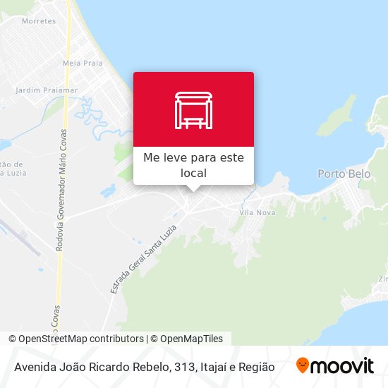 Avenida João Ricardo Rebelo, 313 mapa