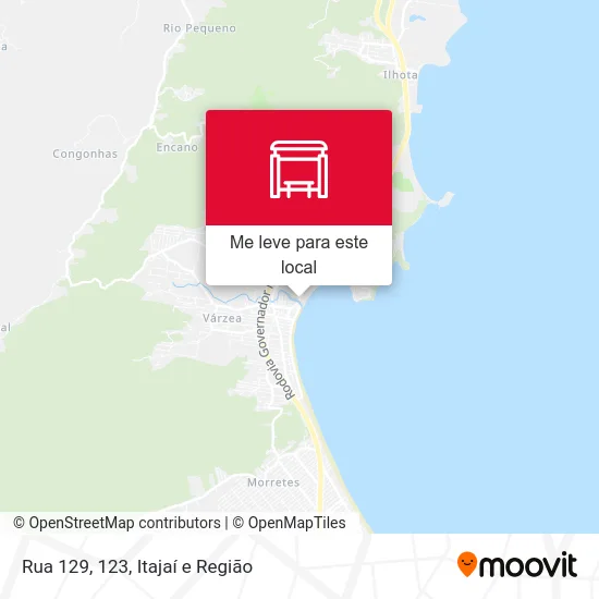 Rua 129, 123 mapa