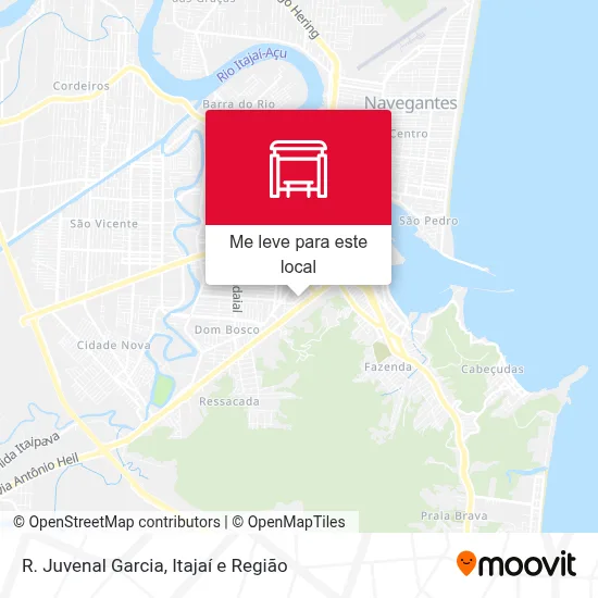 R. Juvenal Garcia mapa