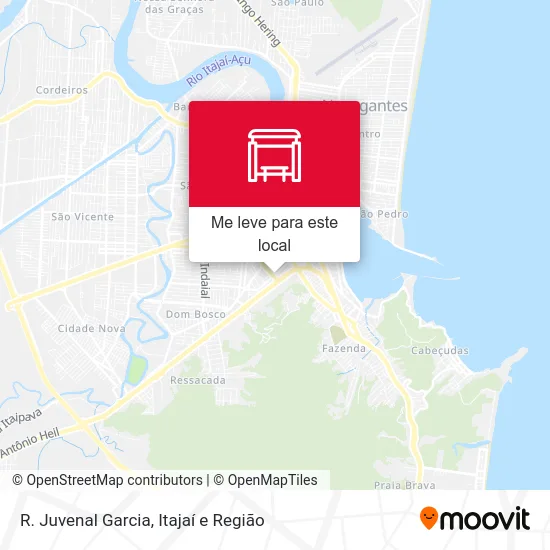 R. Juvenal Garcia mapa