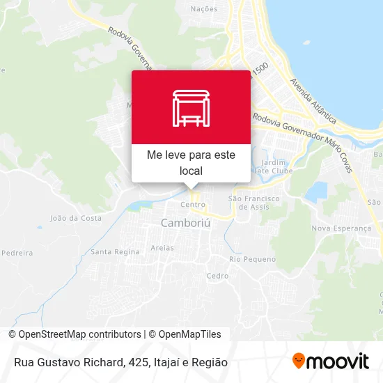 Rua Gustavo Richard, 425 mapa