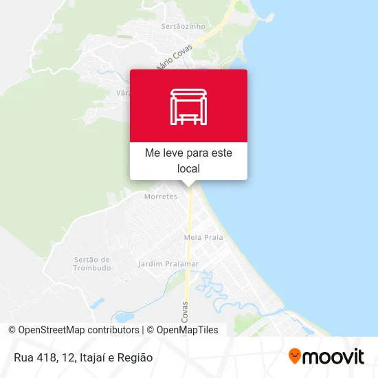 Rua 418, 12 mapa